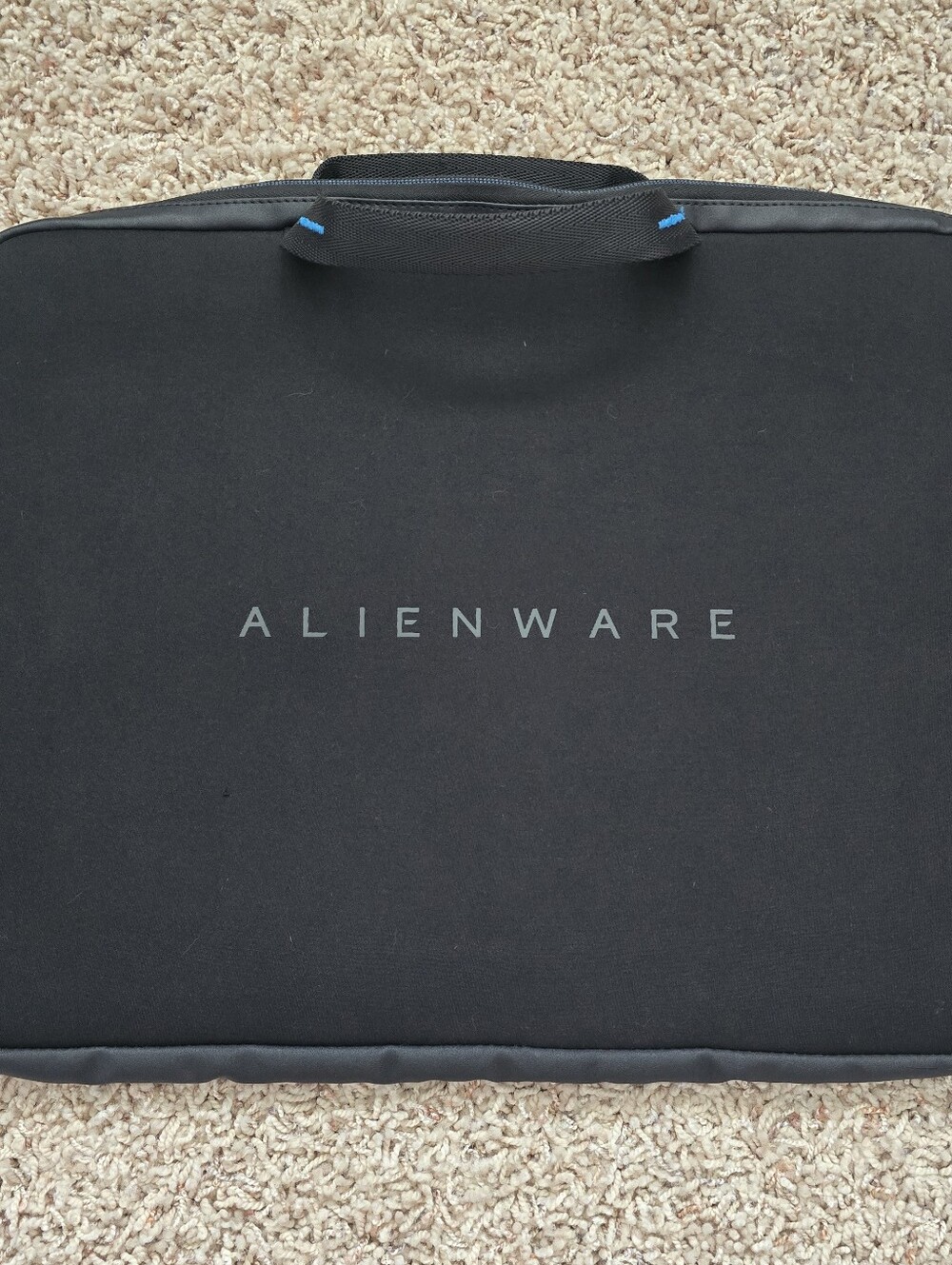 Black Alienware Soft Laptop Case About 17x13